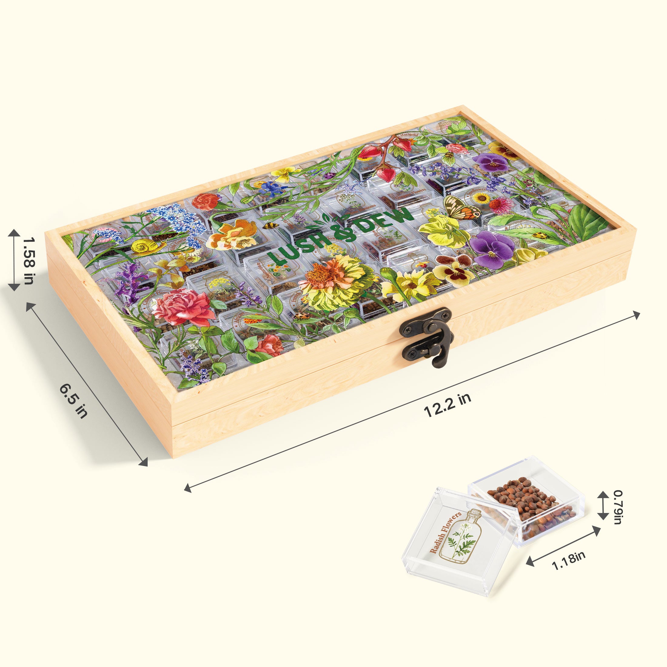 flower seed bank Edible Flower Seed Bank with Almanac 2026 – 32 Non-GMO Varieties