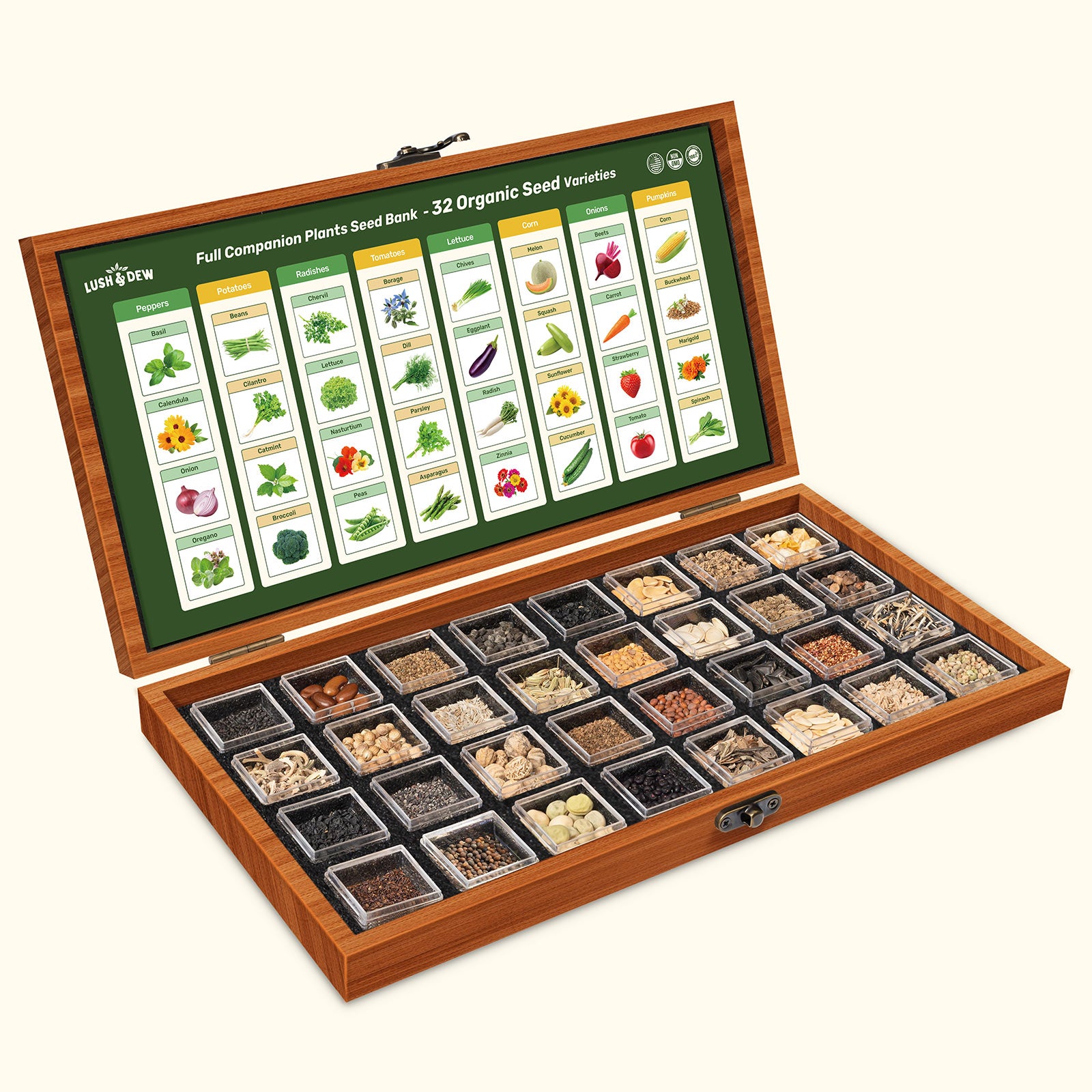 plant seed box Full Companion Plants Seed Bank With Seed Storage Box