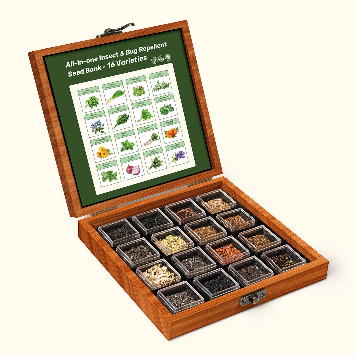 Insect & Bug Repellent Seed Bank With Seed Storage Box | LUSH & DEW