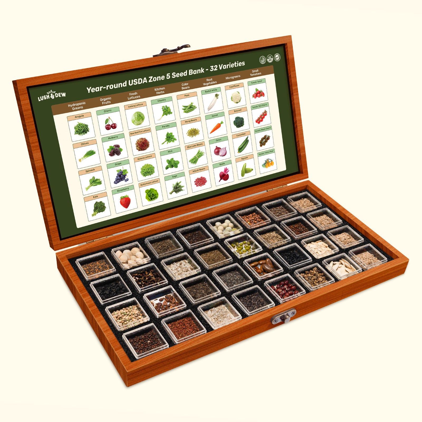 flower seeds zone 5 Year-Round USDA Zone 5 Seed Bank With Seed Storage Box