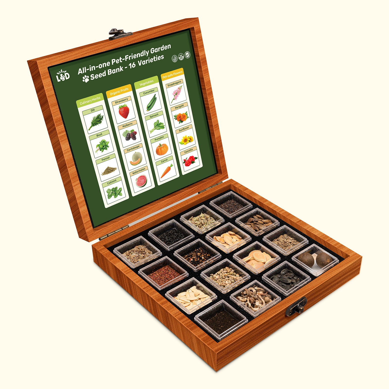 garden seed banks All-in-One Pet-Friendly Garden Seed Bank With Storage Box