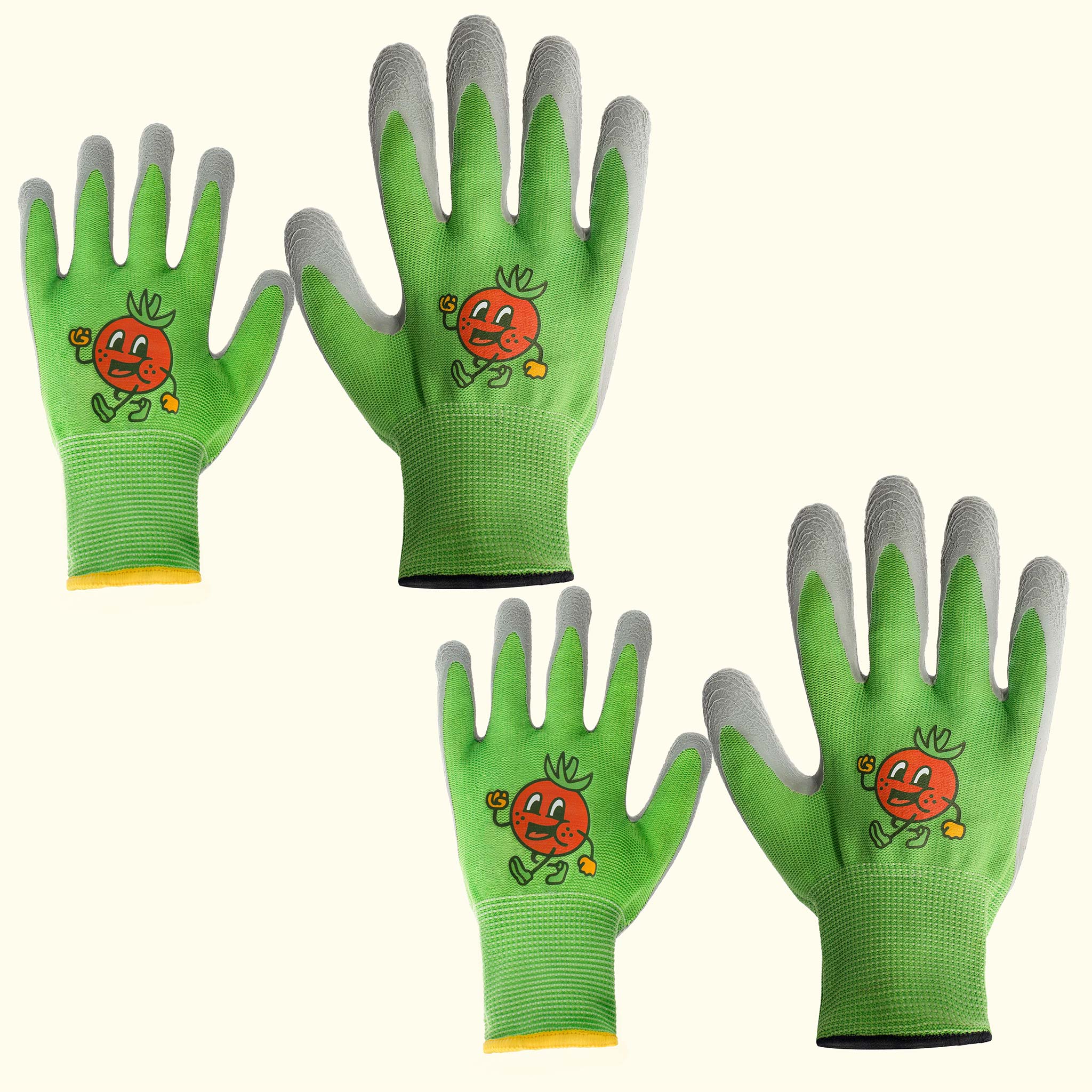 gardening rubber gloves Hand in Hand Gardening Gloves Family Pack for Kids & Adults 2 Pairs