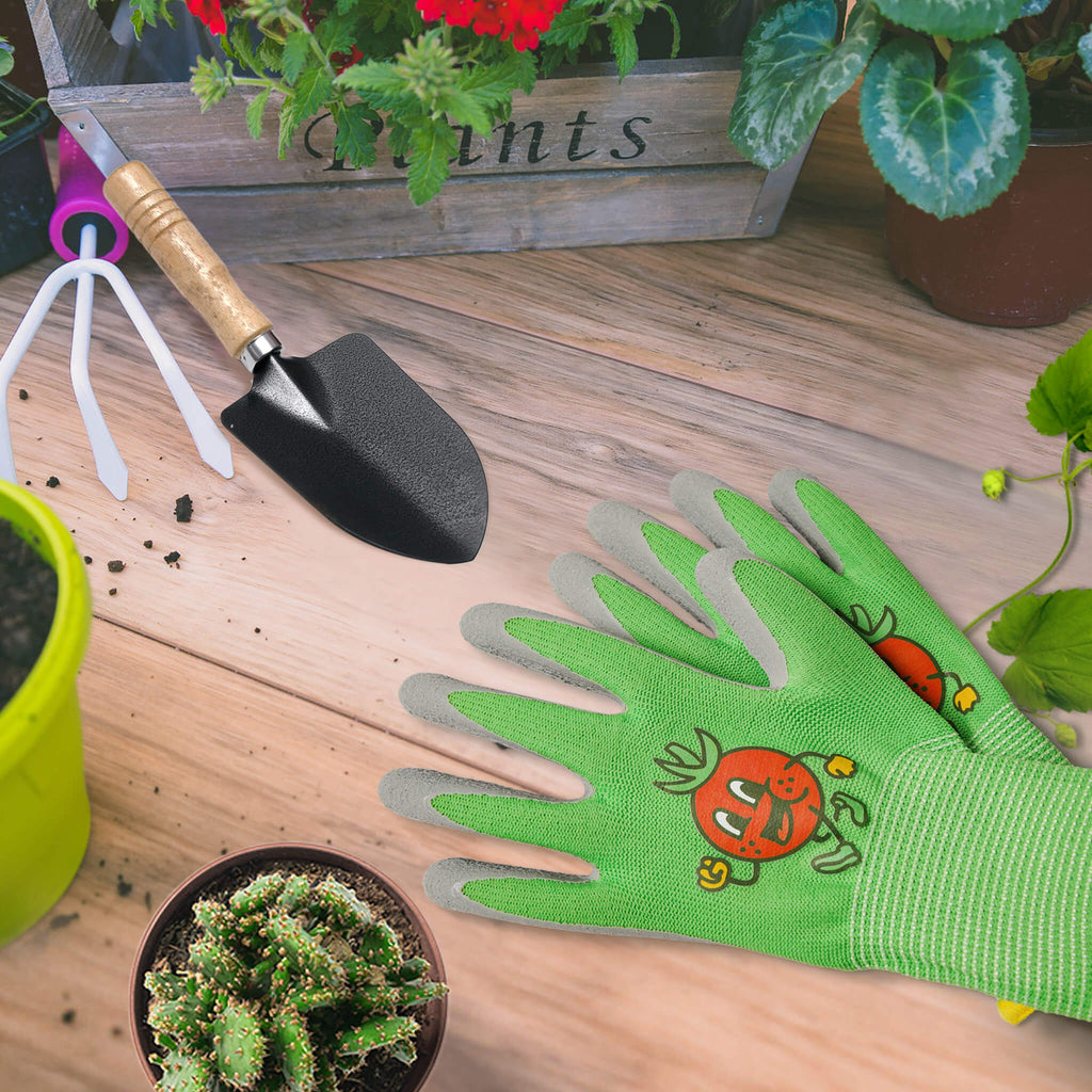 Kids/Adults Gardening Gloves Family Pack | LUSH & DEW